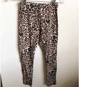 Cheetah print leggings